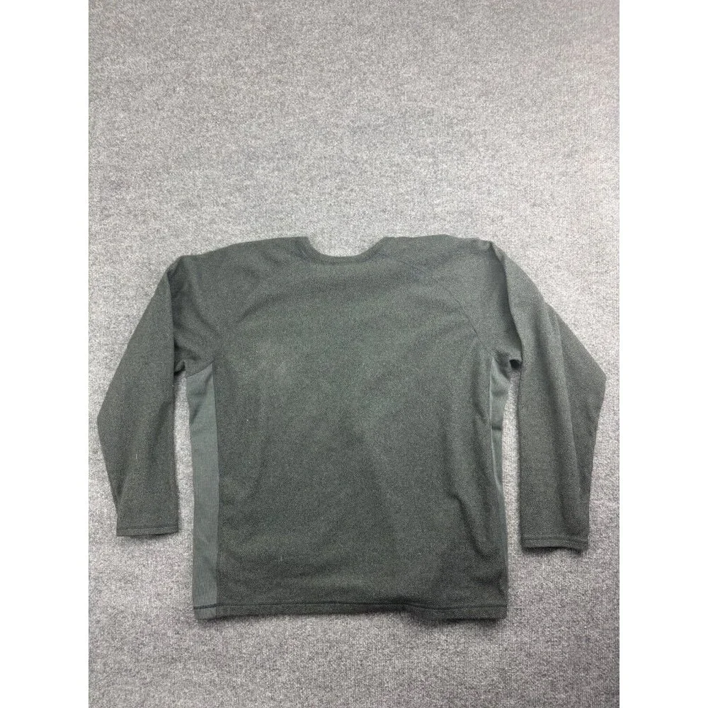 Merrell Sweater Men's XXL Gray Fleece Pullover Crew Neck Logo Outdoor Hiking‎